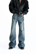 Distressed Flare Jeans