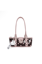 Retro Polka Dot Baguette Bag