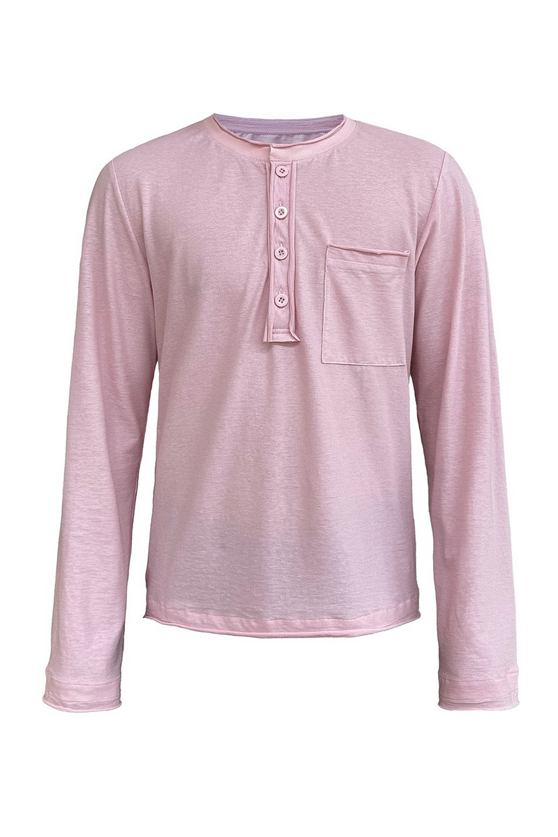 Pocket Henley Long Sleeve