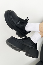 Chunky Platform Derby Shoes