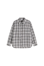 Oversized Plaid Shirt Jacket