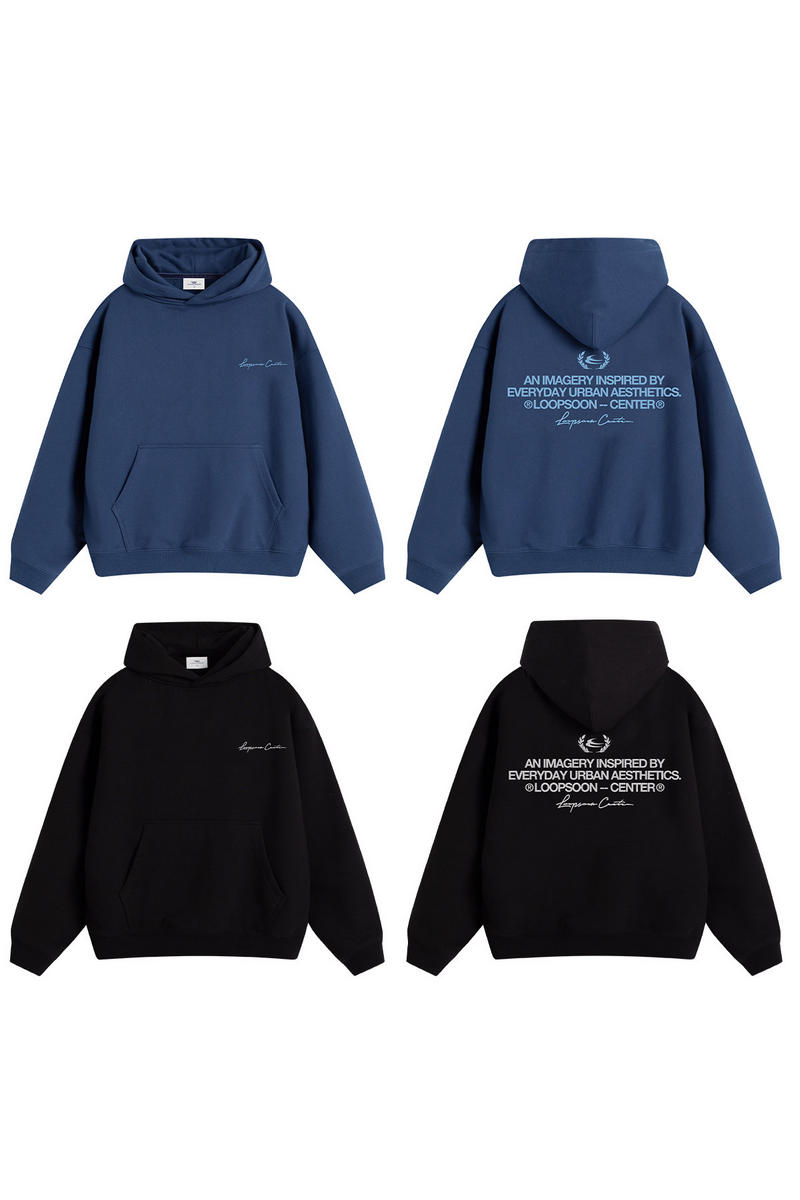 Back Print Vintage Hoodie