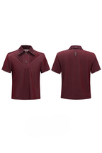 Washed Crinkle Polo Shirt