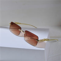 Gold Frame Dark Green Lens
