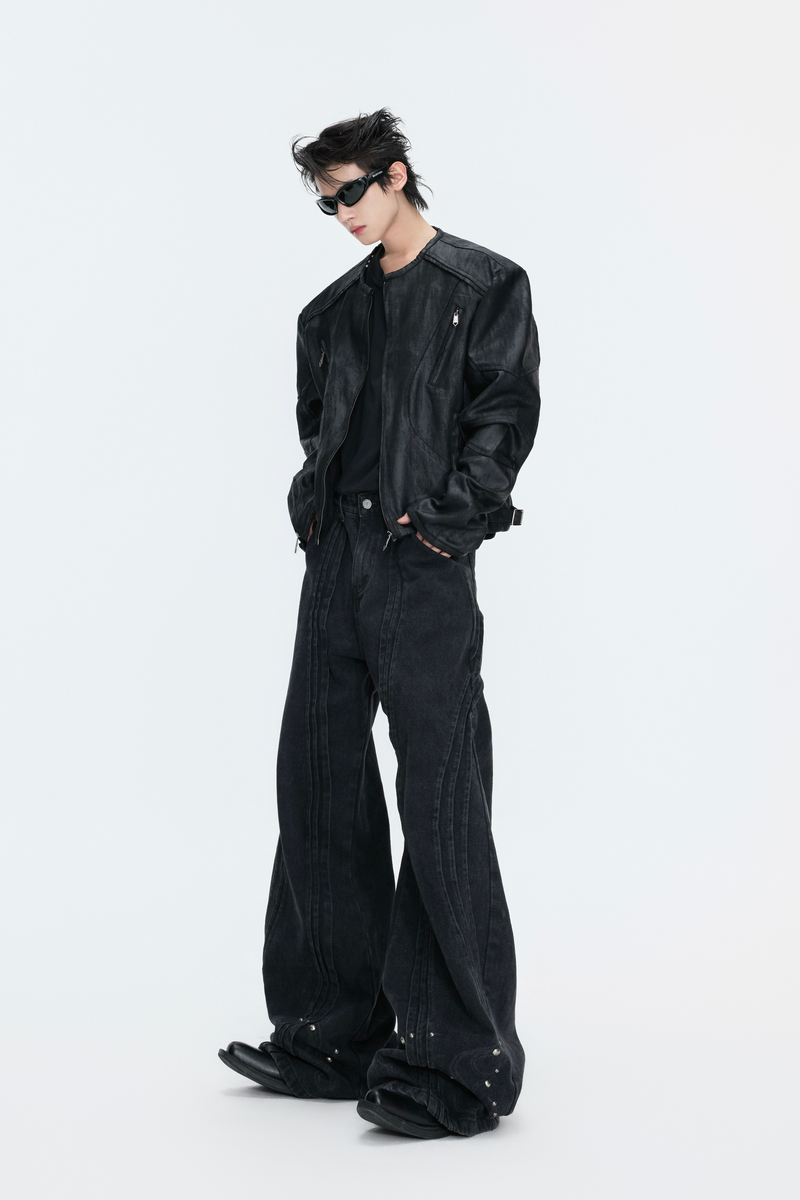 Distressed Deconstructed Jeans