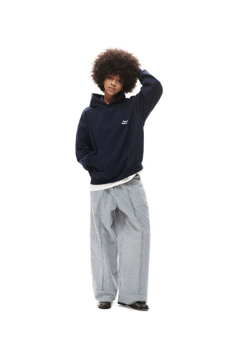 Chain Stitch Graphic Hoodie