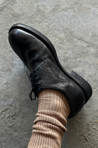 Washed Horsehide Loafer Shoes
