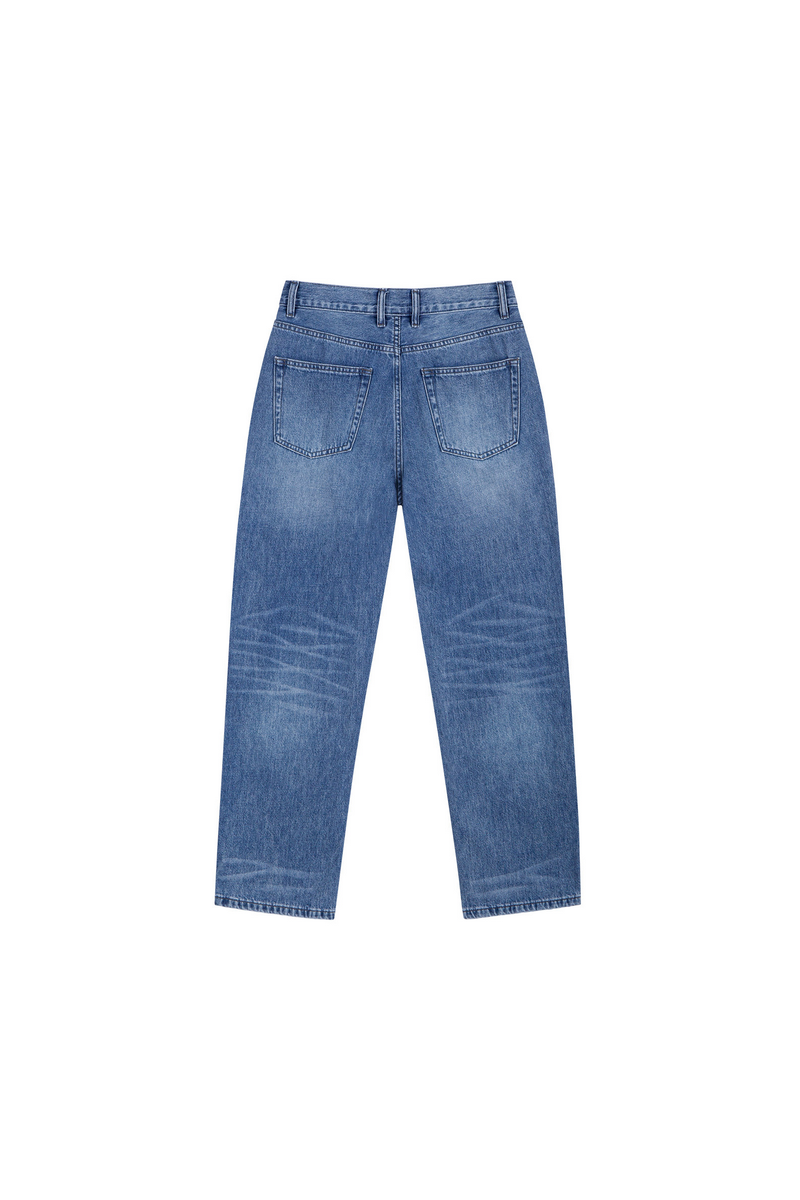 Hemp Denim Straight Jeans