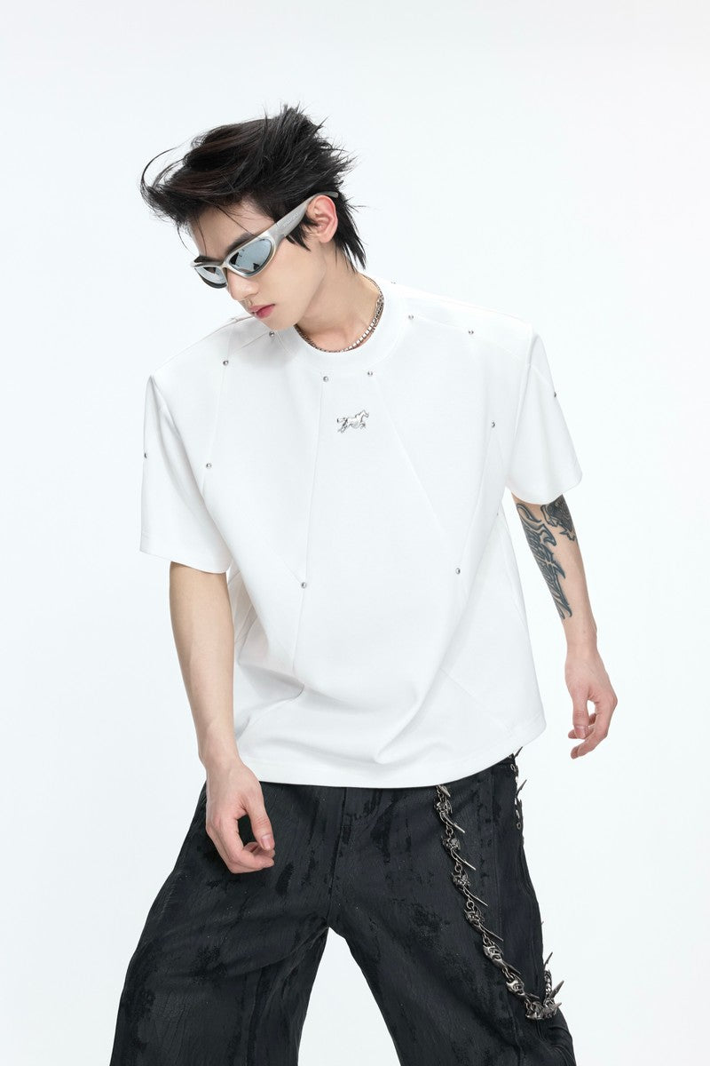 Asymmetric Cropped T-Shirt