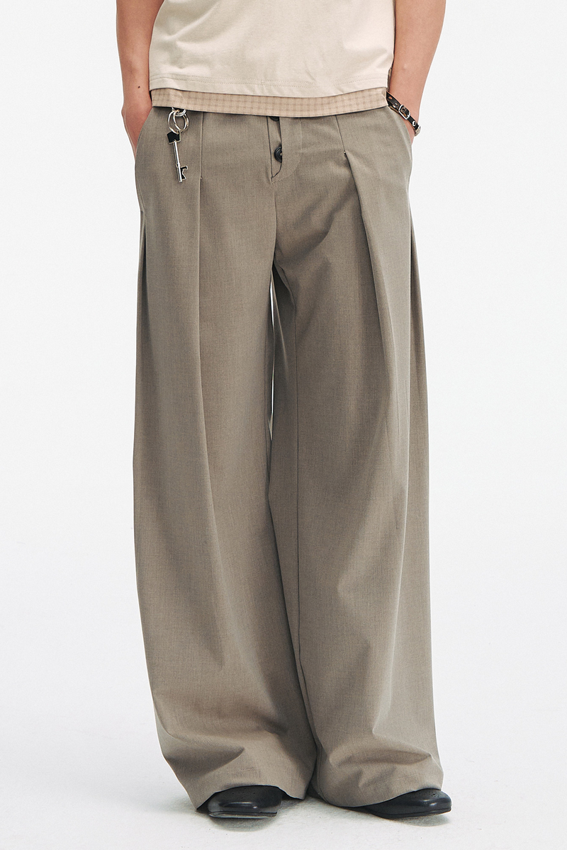Modal Pleated Trousers