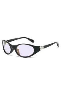 Black Frame With Purple Sheet