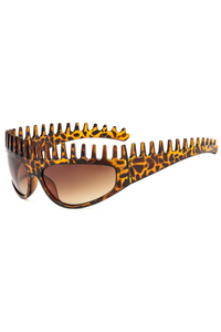 Leopard Print Frame Double Tea Leaf