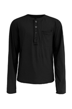 Pocket Henley Long Sleeve