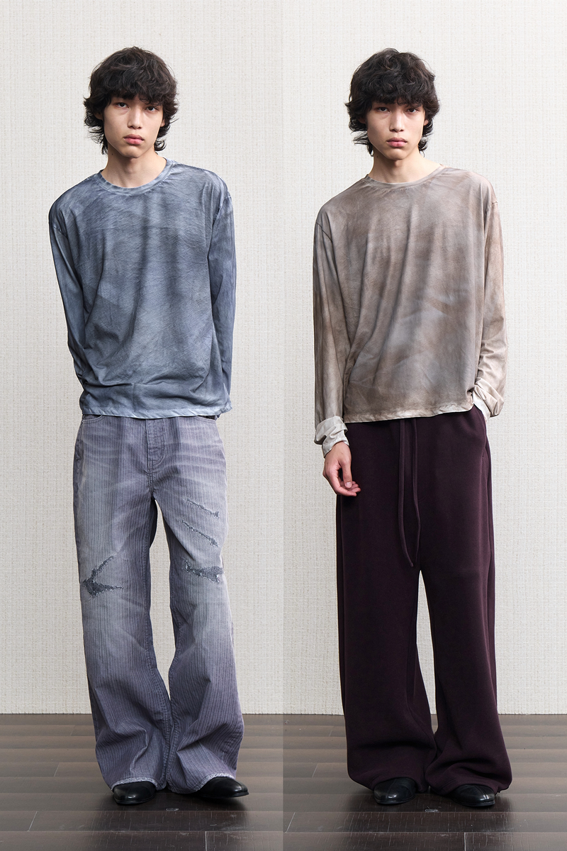 Distressed Dirty Wash Longsleeve