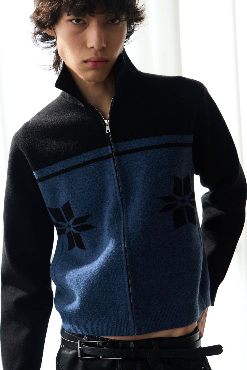 Snowflake Knit Cardigan