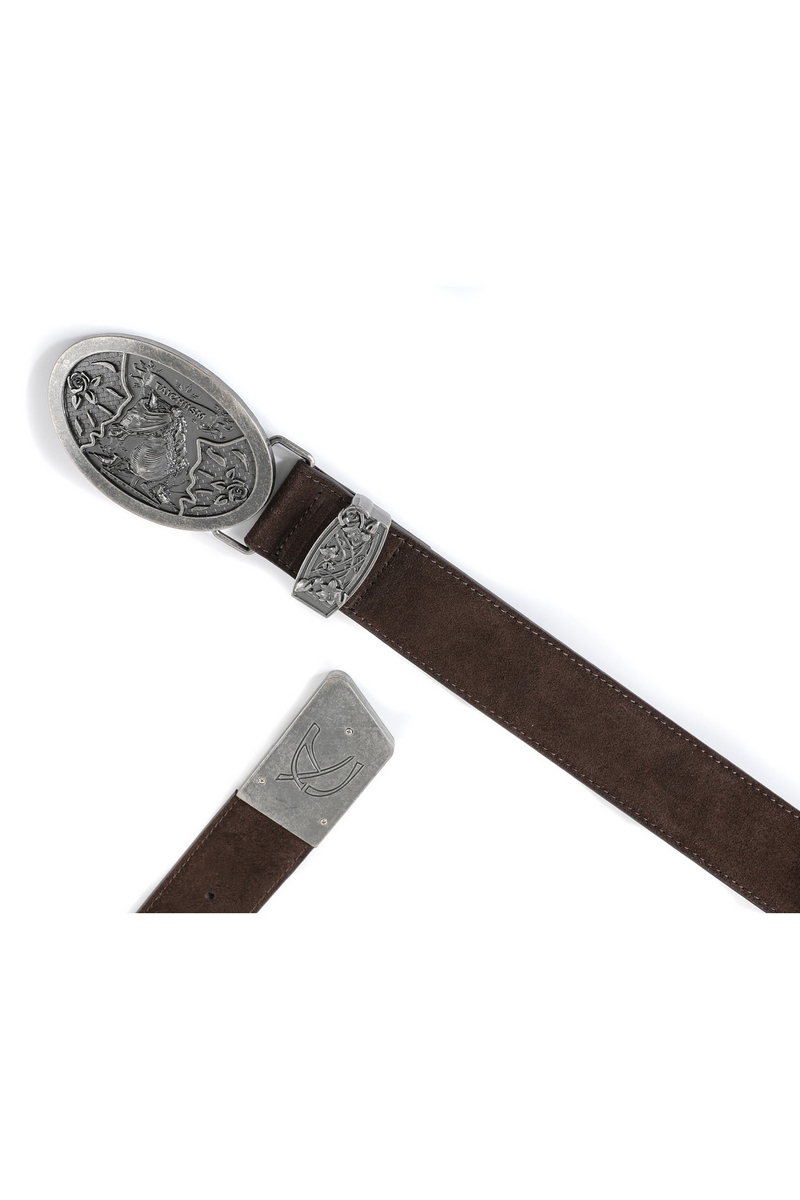 Embossed Leather Belt