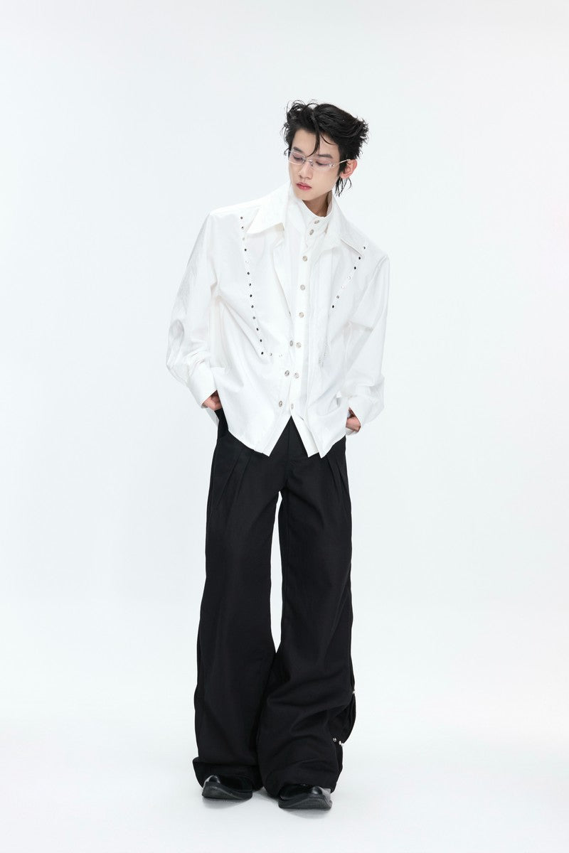 Layered Linen Shirt