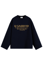 Contrast Print Long Sleeve Tee