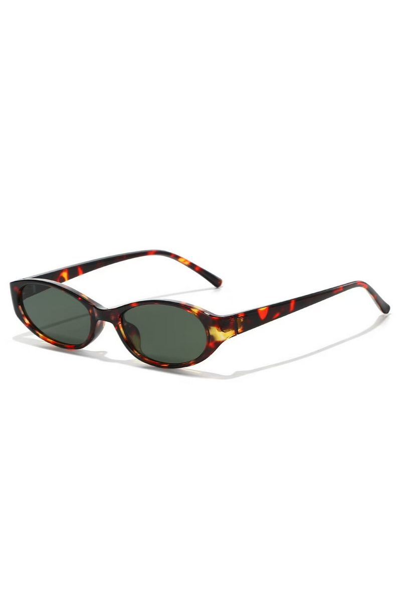 Slim Oval Sunglasses