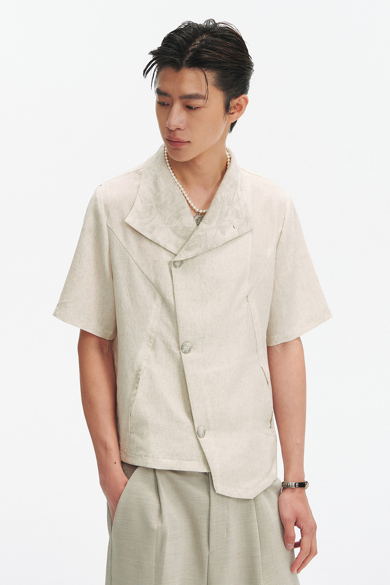 Jacquard Deconstructed Shirt