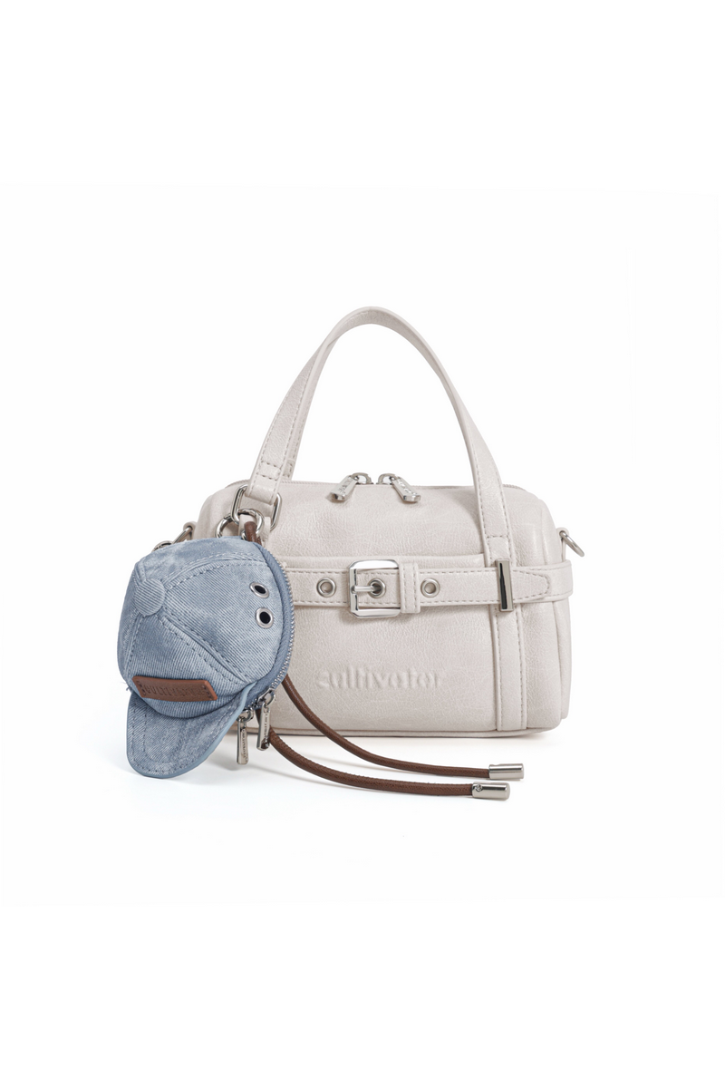 Leather Moto Pillow Bag