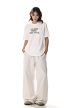 Patchwork Stripe Wide Pants