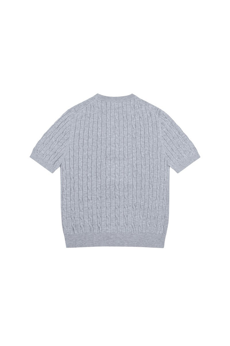 Cable Knit T-Shirt