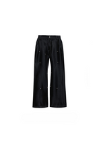 Satin Military Cropped Jacket & Trousers Separates