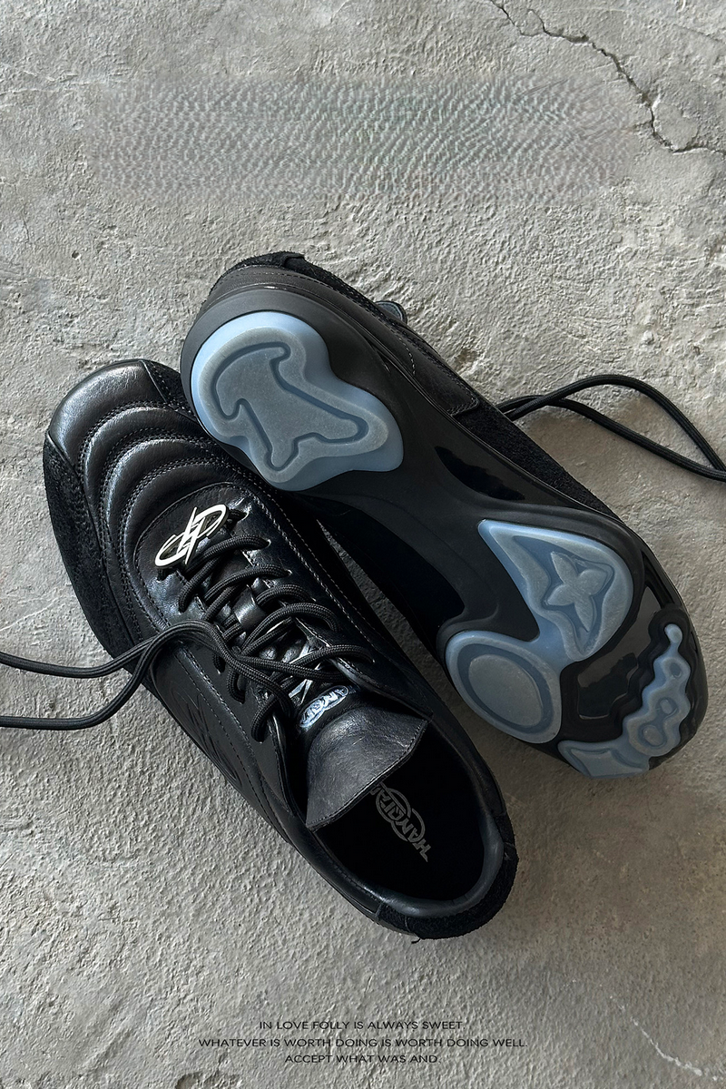 Horsehide Racing Trainer Sneakers