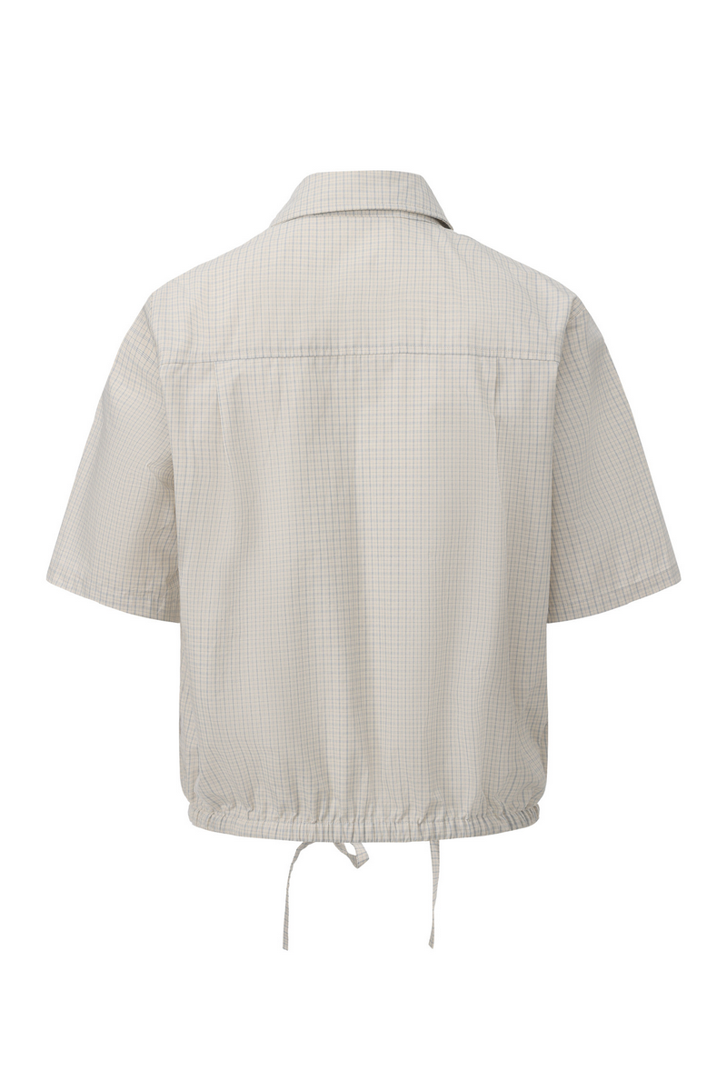 Checked Boxy Shirt