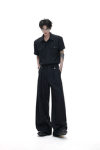 Striped Wide Leg Trousers