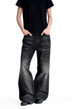 Ripped Baggy Flare Jeans