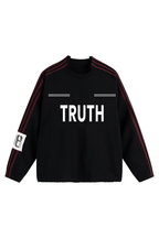Four Stripe Graphic Sweatshirt