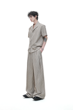 Striped Cuban Loose Trousers