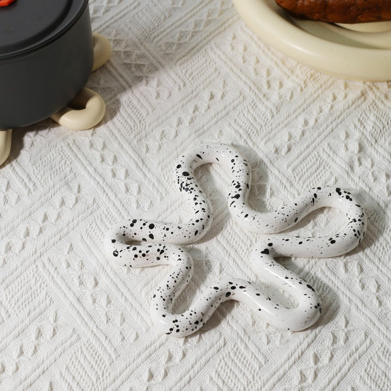 Warped Abstract Pot Holder