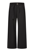 Pleated Linen Wide Pants