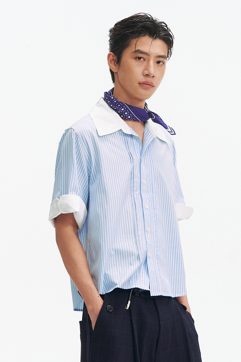 Layered Striped Shirt