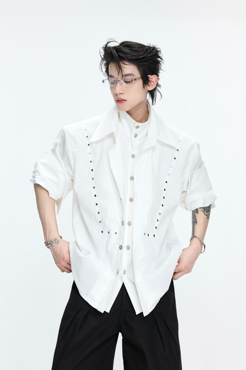 Layered Linen Shirt
