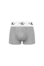 Men's Graphic Boxer Briefs — Heather Grey, product view on white background