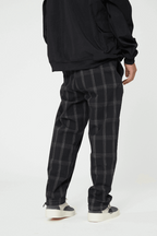 Adjustable Checkered Trousers