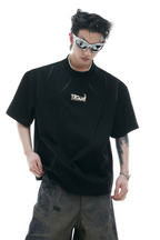 Deconstructed Cotton Metal Tee