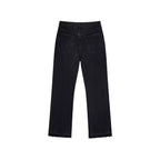 Washed Bootcut Jeans in Washed Black, back view