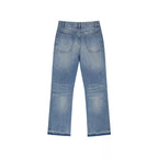 Panelled Bootcut Jeans in Washed Blue, back view