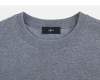 Heather Grey sweater neckline detail
