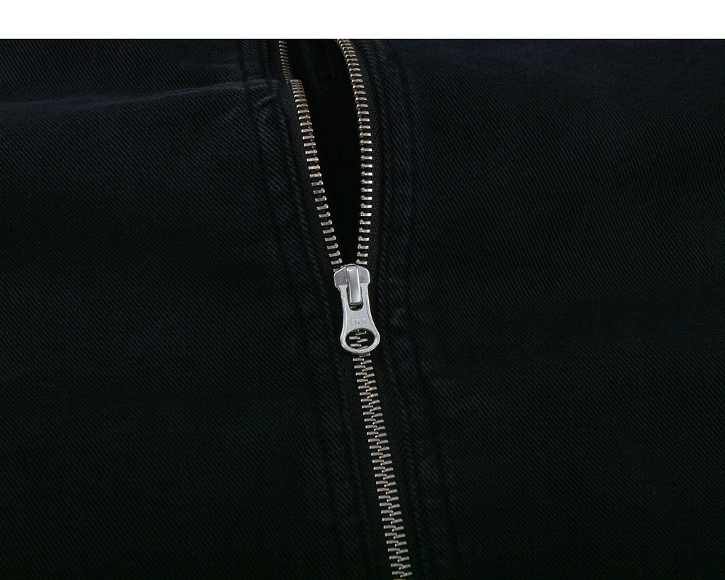YKK metal zipper detail