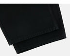 Washed Black denim hem detail