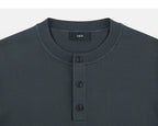 Henley neckline in Grey