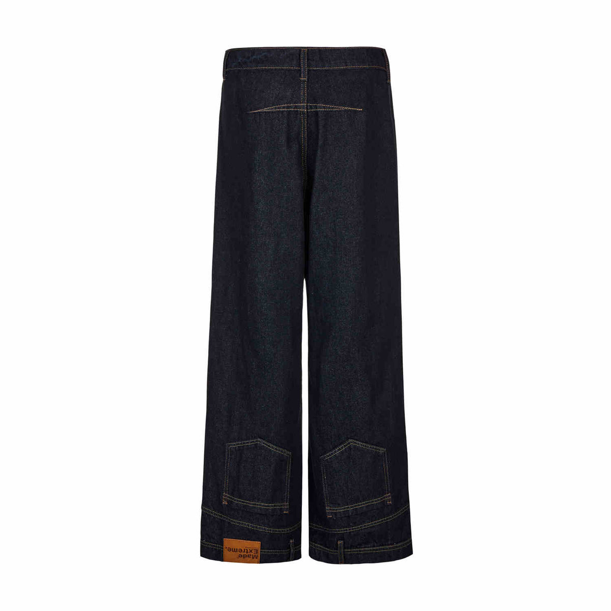 Inverted Washed Wide-Leg Jeans - EU Only