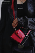 Twist Crossbody Pu Leather Mini Shoulder Bag