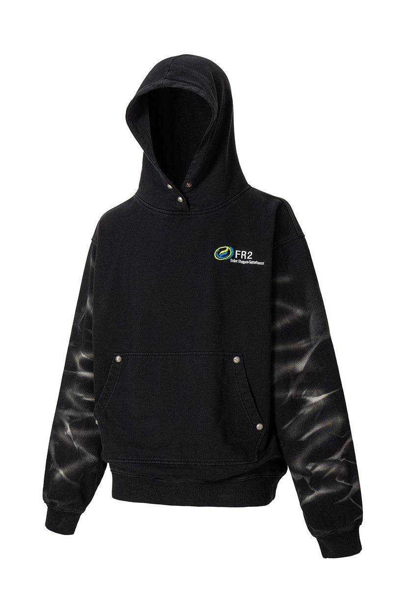 Distressed Tie Dye Hoodie